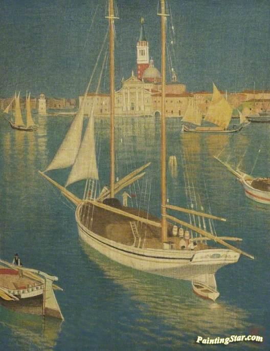 San Giorgio, Venice Artwork by Joseph Edward Southall