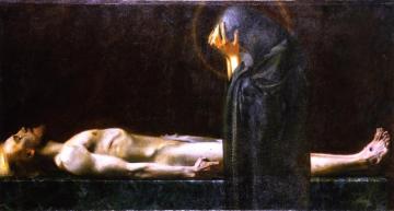 Pietà Artwork by Franz von Stuck