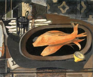 Still Life With Fish Artwork by Georges Braque