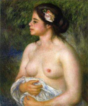 Gabrielle with a Rose Artwork by Pierre Auguste Renoir