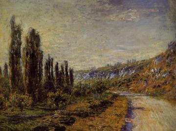 The Road from Vetheuil Artwork by Claude Oscar Monet