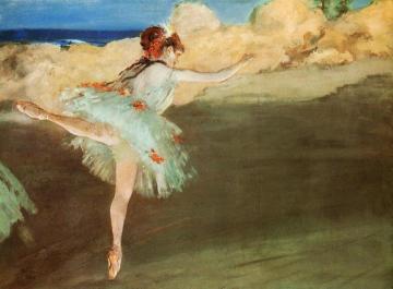 The Star - Dancer on Pointe Artwork by Edgar Degas