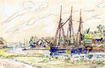 Pontrieux Artwork by Paul Signac