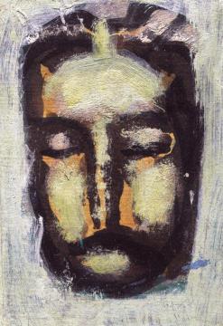 Holy Face (green Harmony) Artwork by Georges Rouault