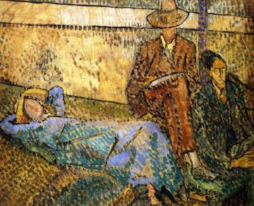 On The Roof, 38 Brunswick Square Artwork by Duncan Grant