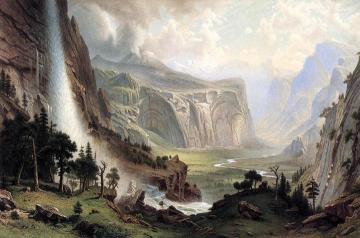 The Domes of the Yosemite Artwork by Albert Bierstadt