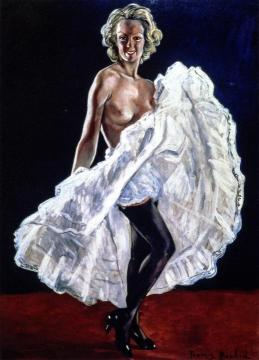 French Cancan Dancer Artwork by Francis Picabia