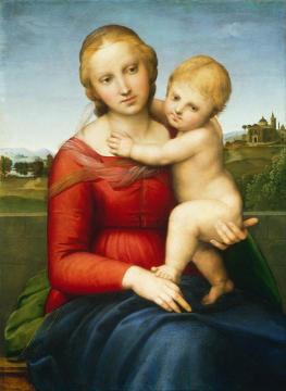Small Cowper Madonna Artwork by Raphael