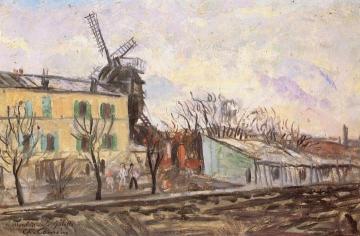 The Moulin De La Galette In Montmartre Artwork by Charles Camoin