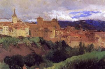 View of Segovia Artwork by Joaquin Sorolla y Bastida