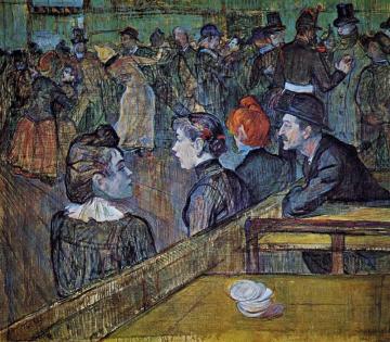 At The Moulin De La Galette Dance Hall Artwork by Henri de Toulouse-Lautrec