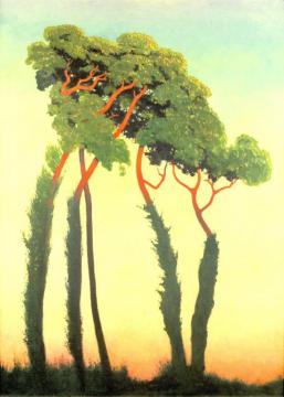 The Last Sunrays Artwork by Felix Vallotton