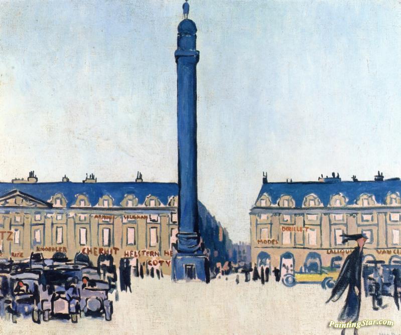 Place Vendome Artwork by Kees Van Dongen