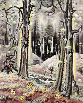 Maytime In The Woods Artwork by Charles Burchfield