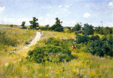 Shinnecock Landscape With Figures Artwork by William Merritt Chase