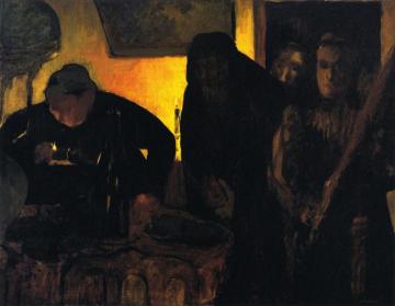 Dinnertime Artwork by Edouard Vuillard