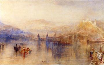 Lucerne from the Lake Artwork by Joseph Mallord William Turner