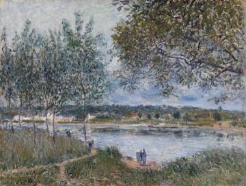 The Path to the old Ferry at By Artwork by Alfred Sisley