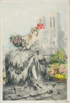 Musetta Artwork by Louis Icart
