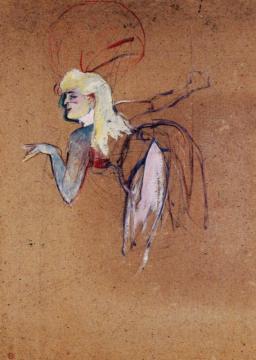 Extra In The Folies-bergere Revue Artwork by Henri de Toulouse-Lautrec