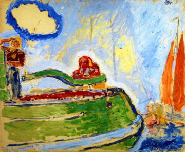 Stern Of A Barge Artwork by Kees Van Dongen