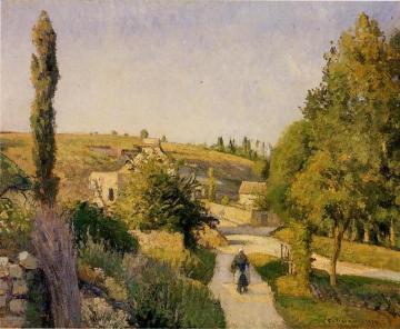 Landscape at l'Hermitage, Pontoise Artwork by Camille Pissarro