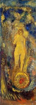 The Wheel of Fortune Artwork by Odilon Redon
