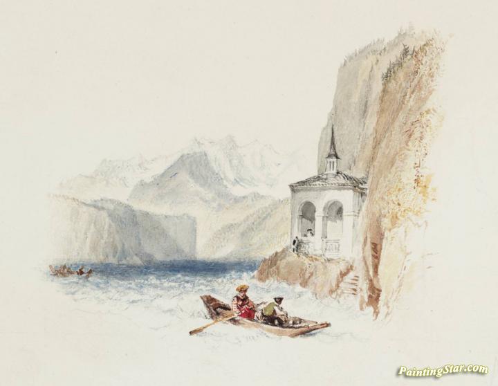 Rogers's 'Italy' - The Chapel of William Tell Artwork by Joseph Mallord William Turner