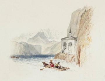 Rogers's 'Italy' - The Chapel of William Tell Artwork by Joseph Mallord William Turner
