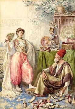 The harem's cobbler Artwork by Amedeo Simonetti