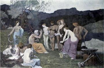 The Rest Artwork by Pierre Puvis de Chavannes