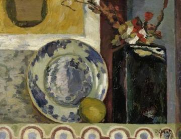 The Chinese Plate Artwork by Duncan Grant