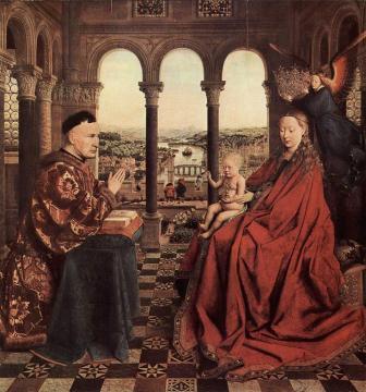 The Virgin Of Chancellor Rolin Artwork by Jan van Eyck