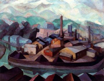 The Factory Asleep Artwork by Daniel Vazquez Diaz