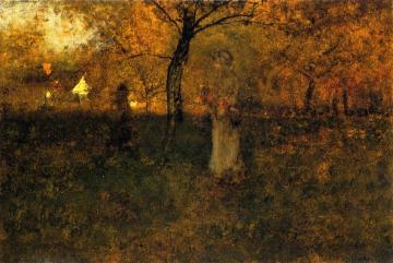 In the Orchard, Milton Artwork by George Inness
