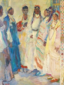 Waiting For The Ahouache To Begin Artwork by Edy Legrand