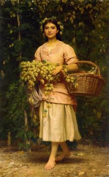 The Hop Picker Artwork by Charles Edward Perugini