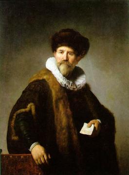 Portrait of Nicolaes Ruts Artwork by Rembrandt van Rijn
