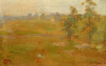 Summer Landscape Artwork by John Twachtman