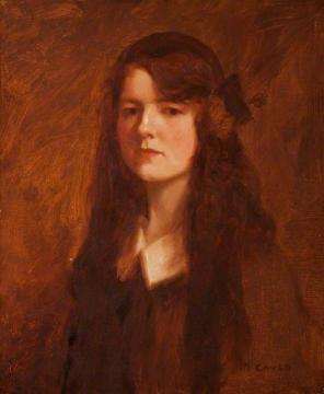 Mary in Brown Artwork by David Gauld