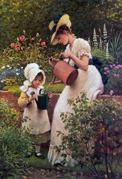 The Young Gardener Artwork by George Dunlop Leslie
