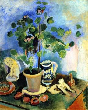 Still LIfe with a Geranium Artwork by Henri Matisse