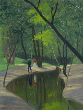 Forest Of Boulogne Artwork by Felix Vallotton