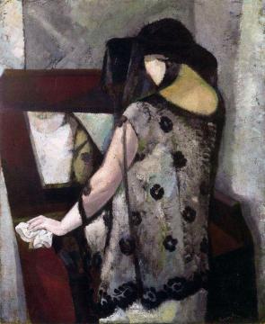 The Lady In Gray Artwork by Daniel Vazquez Diaz