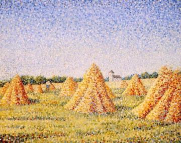 The Harvest Artwork by Charles Angrand