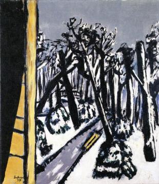 Tiergarten in Winter Artwork by Max Beckmann