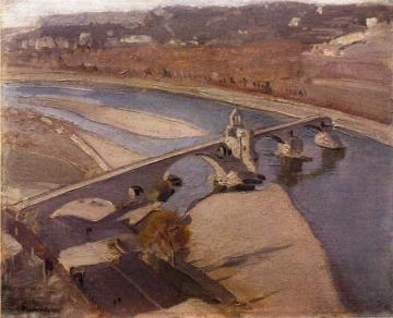 The Bridge, Avignon Artwork by Sir William Nicholson