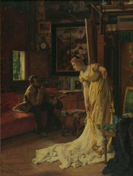 The Studio Artwork by Alfred Stevens