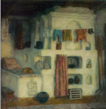 Old Warm Stove Artwork by Tatiana Yablonskaya