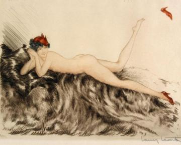 Hoopla Artwork by Louis Icart